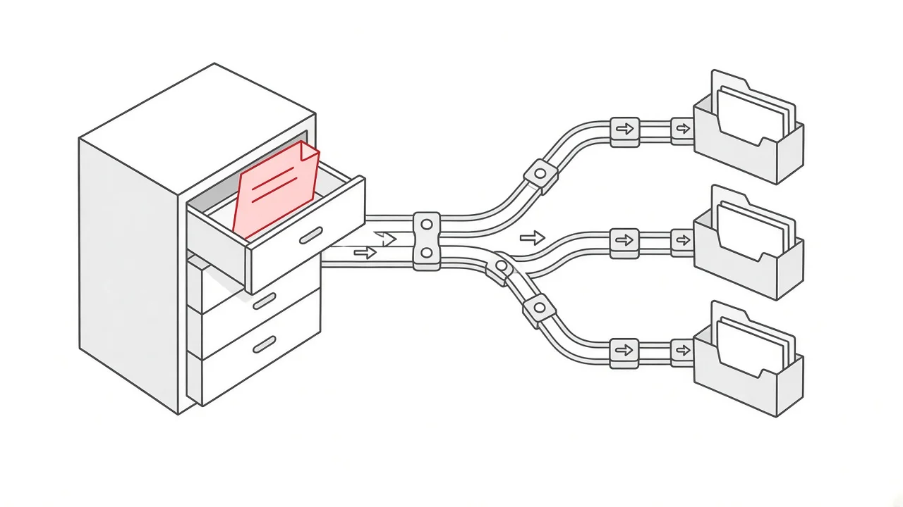 Automatische Verteilung und Umwandlung von Dateiformaten