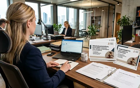 Employer Branding Konzepte auf einem Kanzleischreibtisch