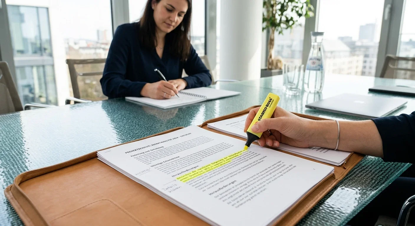 Überarbeitung von Fachtexten in der Kanzlei