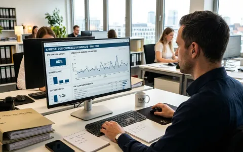 Analyse der Ladezeiten einer Website mit eingebundenen Videos am Monitor