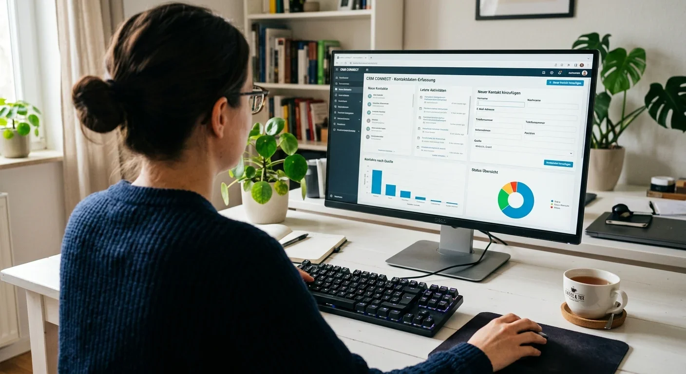 Dashboard zur Erfassung von digitalen Kontaktanfragen