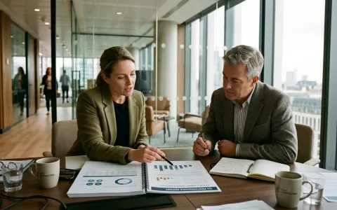 B2B-Meeting in einer Wirtschaftskanzlei
