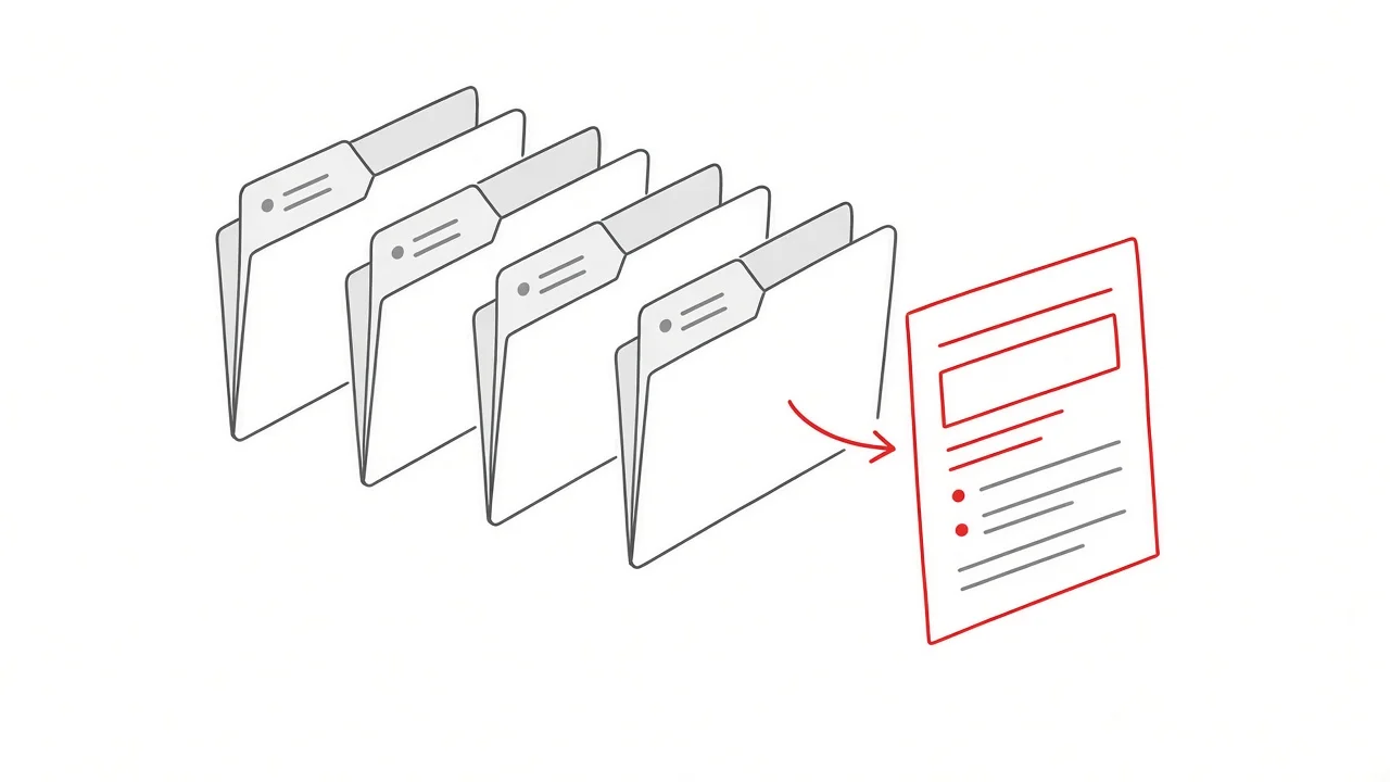 Sortierte Ordnerstruktur als Metapher für Web-Verzeichnisse