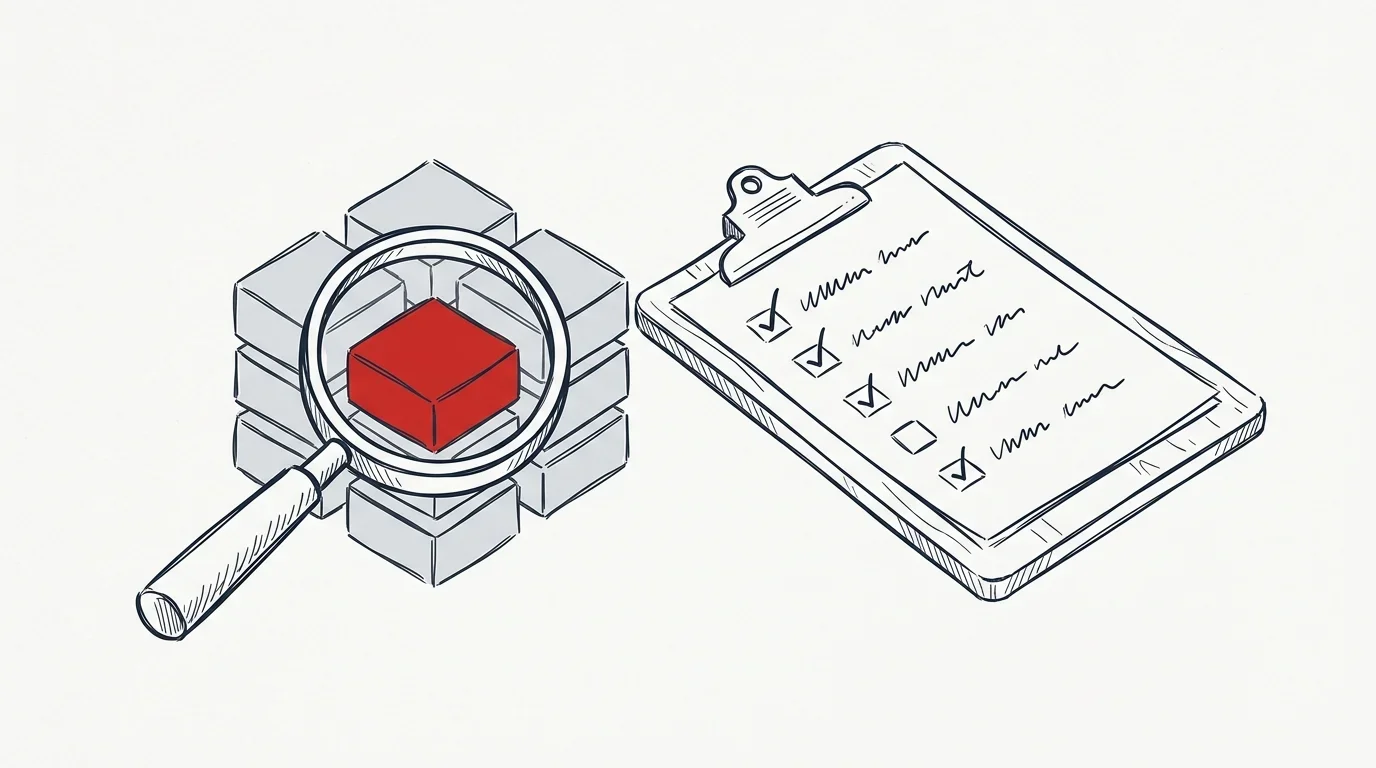 Illustration einer Untersuchung von versteckten IT-Ressourcen