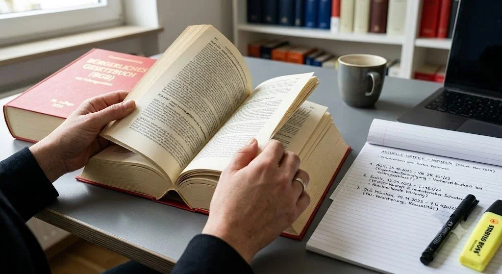 Auswertung von Gesetzestexten für einen Beitrag